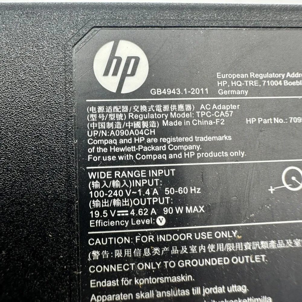 Genuine HP Laptop Charger AC Adapter Power Supply 902991-002 773553-001 90W